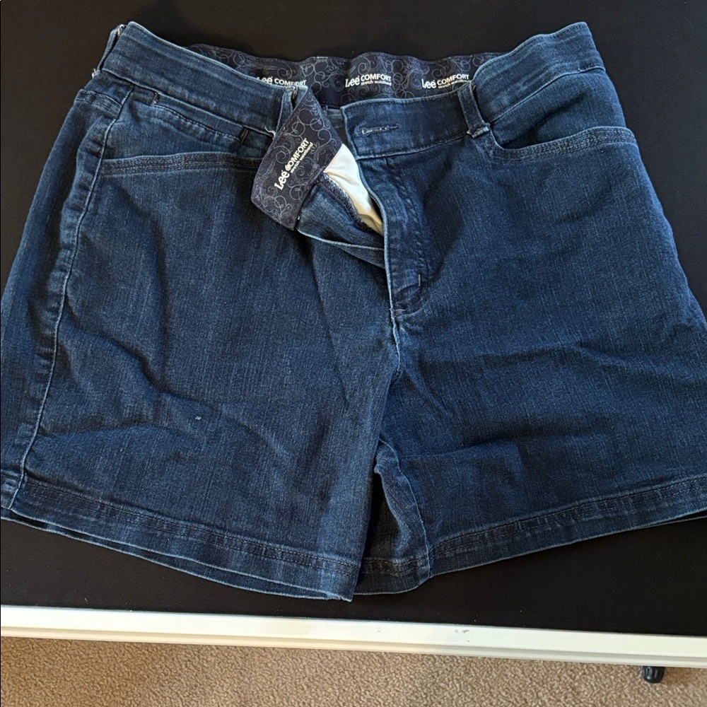 Lee Women's Deep Indigo Jean Shorts